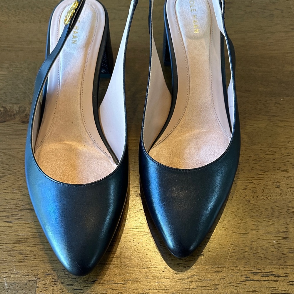 Cole Haan Women's Black Slingback Heels